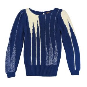 Vintage Donaldsons Mixed Texture Knit Sweater Pullover Long Sleeve Women's Small